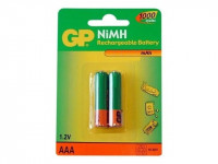 Аккумулятор GP NiMH 1.2V 1000mAh (R03) AAA ReCyko 2*BL