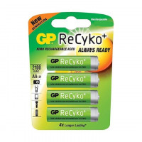 Аккумулятор GP NiMH 1.2V 2100mAh (R6) AA ReCyko 4*BL