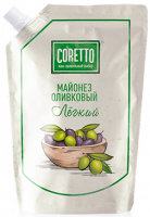 Майонез оливковый "CORETTO" 30% 200гр.