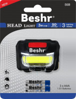 Фонарь налобный от "BESHR"