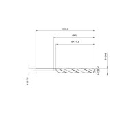 Сверло по металлу Ø10,0 мм, "GUHRING", ц/х, HSS, DIN338, обр. паром, Артикул №:8902