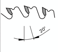 Пила дисковая для массивной древесины 300x3,2x30 Z=28