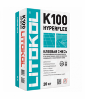 Kley vysokoelastichnyy dlya ukladki krupnoformatnykh plit HYPERFLEX K100 (klass S2 TE S2)