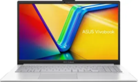 Ноутбук ASUS Vivobook Go 15 E1504FA-BQ867 15.6", IPS, AMD Ryzen 5 7520U 2.8ГГц, 4-ядерный, 16ГБ LPDDR5, 512ГБ SSD, AMD Radeon, без операционной системы, серебристый [_90nb0zr1-m01ec0]