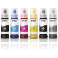 Чернила Epson 115 EcoTank 6 цветов: Pigment Black, Photo Black, Cyan Magenta, Yellow и Grey (цена за один тип товара, 1шт)