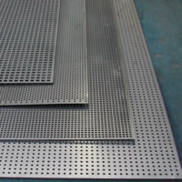 Teshikli metall qatlam, s= 1; 0,7... mm, Kesish: 1x2; 1,25x2,5... m, Material: po'lat; galvanizli ...