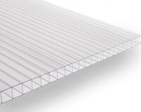 Monolitik polikarbonat plitalari; uyali; profilli, Kesish: 2,05x3,05; 2,1x6; 2,1x12... m, s= 3; 4; 6; 1,5... mm
