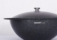 Казан для плова Kukmara 6л линия «Granit Ultra» (Original, Blue)