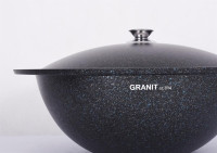 Казан для плова Kukmara 7л линия «Granit Ultra» (Original, Blue)