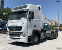 Тягач Howo-T7H 440 6x4 CNG газовый на метане, AMT (2 моста, пневмоподвеска)