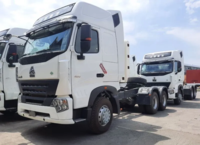 Тягач Howo-A7 6x4 CNG газовый на метане (2 моста, рессора)