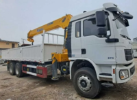 Бортовая с кран-манипулятором Shacman L3000 6x4 - 14 т