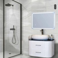 Подвесной умывальник мрамор GOLD BANYO 80см